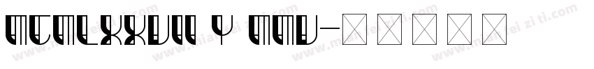 MCMLXXVll Y MMV字体转换